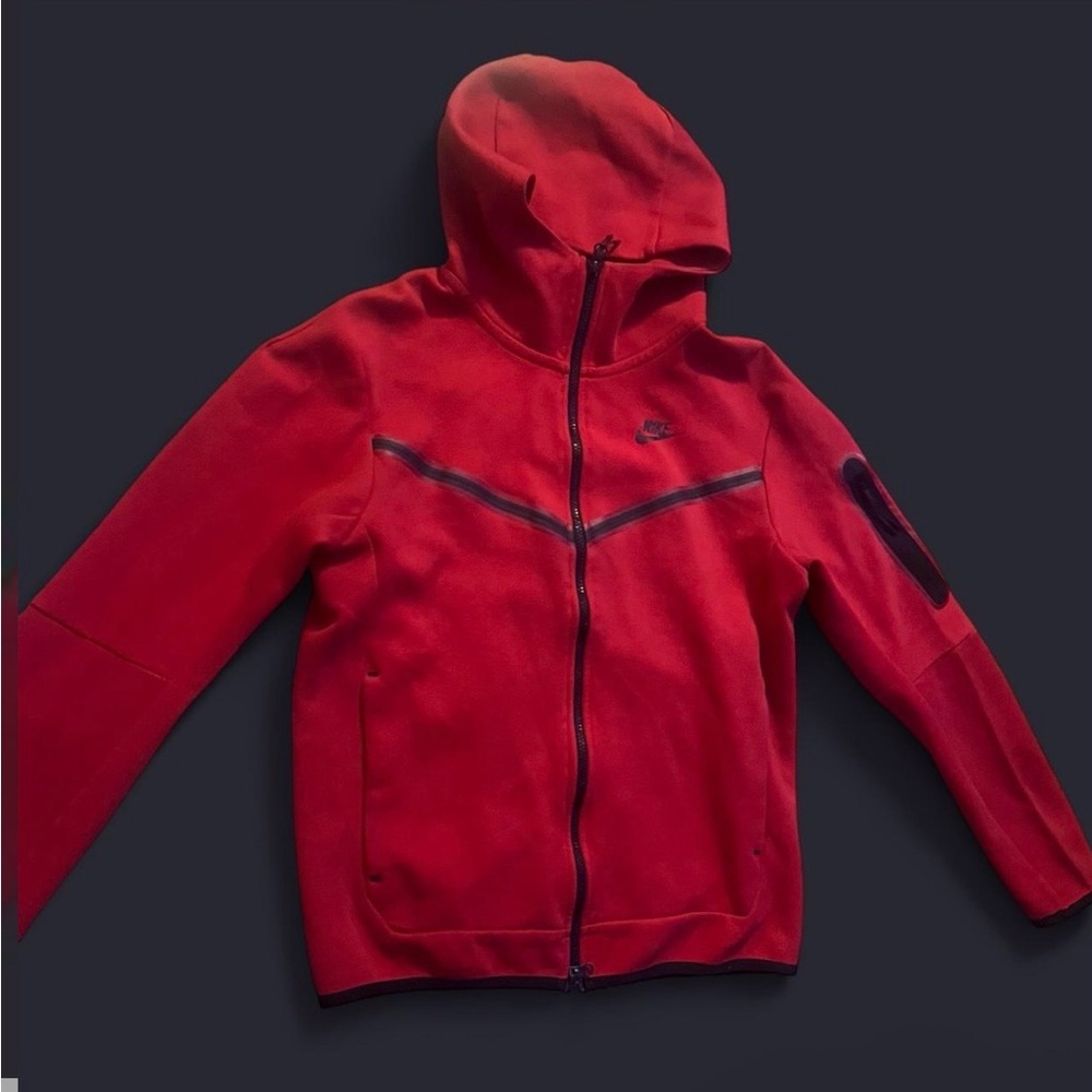 Nike Crimson Full-Zip Hoodie